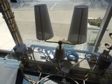 BRASS & MARBLE LAMP  RETAIL $225