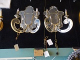 JOHN RICHARD SCONCES MIRRORED 2/LIGHT (X2)  RETAIL $420