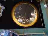 LED GOLD LEAF MIRROR  RETAIL $860