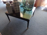 BLACK LACQUER TABLE  RETAIL $175