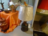 LILLIAN STRICKLER ORIGINAL LAMP MILK BOTTLE  RETAIL $85