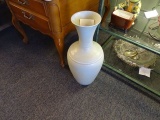 PORCELAIN VASE GREEN & TALL  RETAIL $320