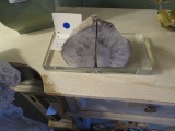 CRYSTAL BOOK ENDS  RETAIL $350