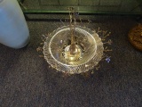 SILVER BOWL W/TONGS  RETAIL $46