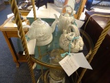 PORCELAIN TEA POTS (X3)  RETAIL $60