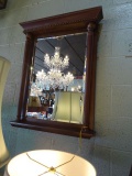 MIRROR W/LEATHER  RETAIL $362
