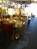 METAL CURIO CABINET  RETAIL $60