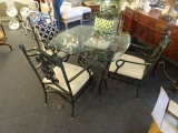 METAL HD TABLE W/4 CHAIRS RETAIL $600