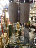 CRYSTAL LAMPS (X2)  RETAIL $390