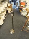 SILVER FLOOR LAMP  RETAIL $175
