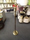 SILVER FLOOR LAMP  RETAIL $175