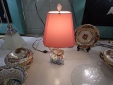 PORCELAIN FIGURINE LAMP  RETAIL $112