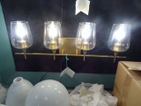 SCONCES BATHROOM 4/LIGHT  RETAIL $187