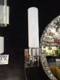 SCONCES BATHROOM NICKEL 1/LIGHT  RETAIL $122