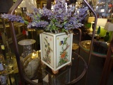 PORCELAIN VASE ASIAN SQUARE  RETAIL $204