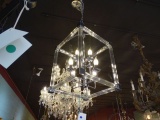 CHANDELIER ACRYLIC ACCENT 8/LIGHT  RETAIL $700