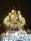 CHANDELIER CRYSTAL QUEENS FLOWER  RETAIL $4500