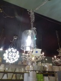 PENDANT LEATHER STRAPS 1/LIGHT  RETAIL $160