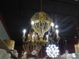 CHANDELIER HOT AIR BALLOON 6/LIGHT  RETAIL $625