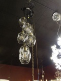 CHANDELIER HANGING GLOBE 7/LIGHT  RETAIL $685