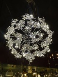 CHANDELIER SPUTNICK LED MULTI LIGHT (X2) RETAIL $2000   (NOT WORKING)