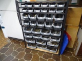 SHELF W/TUBS, LAMPS, HARPS & CHAIN