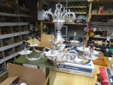 ANTIQUE CHANDELIERS (X2)