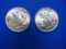 PEACE DOLLARS 1924 BRILLIANT UNCIRCULATED (X2)