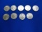 PEACE DOLLARS 1925 BRILLIANT UNCIRCULATED (X9)