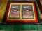 NAPA 500 NOVEMBER 10, 1996 TICKETS IN A FRAME W/NASCAR MAGAZINE