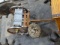 TWO WHEEL CARRIAGE W/PINE CONE