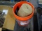 5 GALLON BUCKET OF ROPE, RAGS, WATER TESTERS & MISC