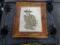JOHN WAYNE ART PIECE W/REPLICA LEVER ACTION RIFLE & SIGN