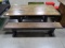 6’ X 3’ HEAVY DUTY WOOD TABLE W/BENCH SEAT