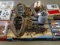 PALLET OF DECO COLLARS, SPURS & BARB WIRE