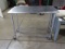 24”X50” S/S TABLE ON CASTERES