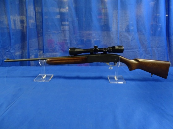 REMINGTON WOODMASTER 740 30-06 SIMI AUTO RIFLE W/WEAVER DOA250 SCOPE & CASE S/N# 116813