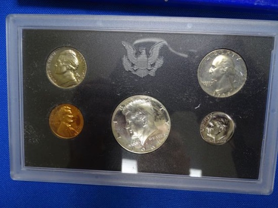 PROOF SETS, 1968,1969,1970,1971,1972 (X5)