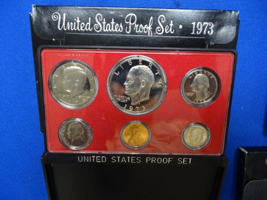 PROOF SETS, 1973,1974,1975,1976,1977 (X5)