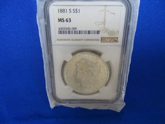 1881S-MS-63 (X5)