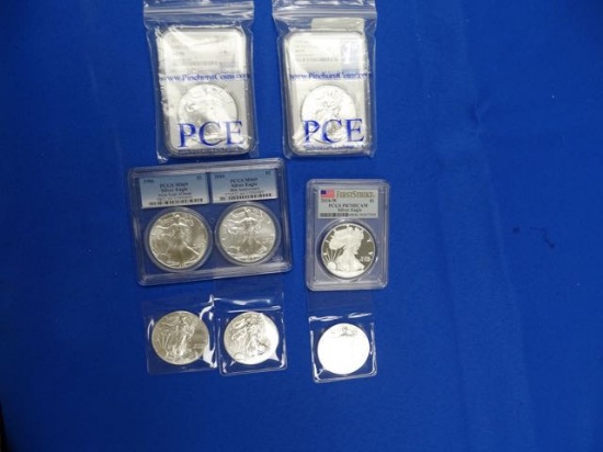 SILVER EAGLE SILVER (X7) 1-2 PC