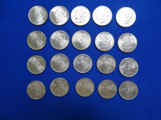 MORGAN 1881S BRILLIANT UNCIRCULATED (X20)