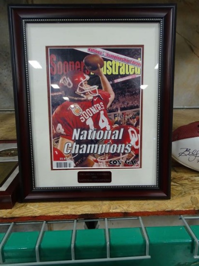 OKLAHOMA SOONERS 2000 NATIONAL CHAMPIONS SOONERS ILLUSTRATED, PHOTO IN FRANCE