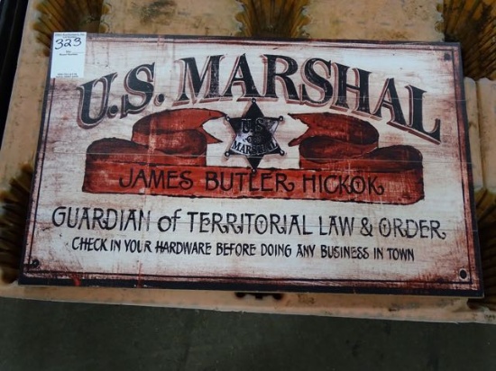 ART US MARSHAL JAMES BUTLER HICKOK