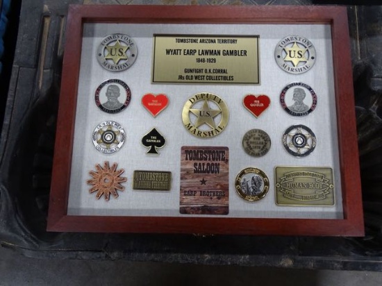 WYATT EARP LAWMAN GAMBLER DISPLAY