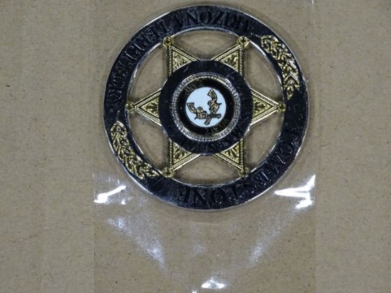 TOMBSTONE ARIZONA TERRITORY US MARSHAL BADGES APPX 100/BOX (X5)
