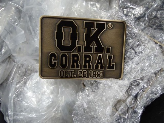 BUCKET W/OK CORRAL OCT 26,1881 PLATES