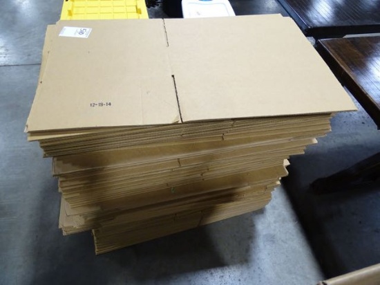 STACK OF MOVING BOXES