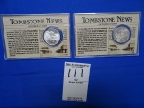 1881S TOMBSTONE (X2)