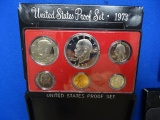 PROOF SETS, 1973,1974,1975,1976,1977 (X5)